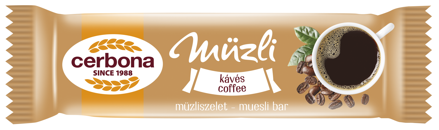 Cerbona Kávés müzlizelet 20g